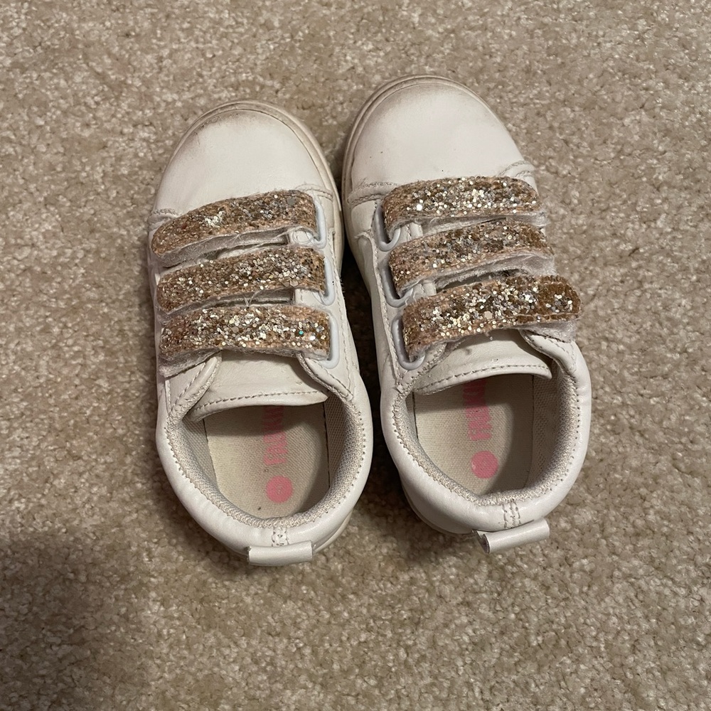 Gold sparkle strap shoes - Picture 5 of 8